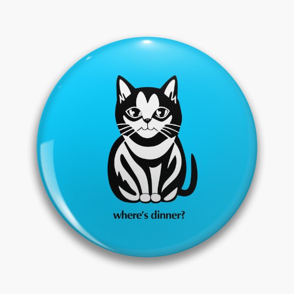 Item preview, Cat - where's dinner? designed and sold by ArtFactoryAI.
