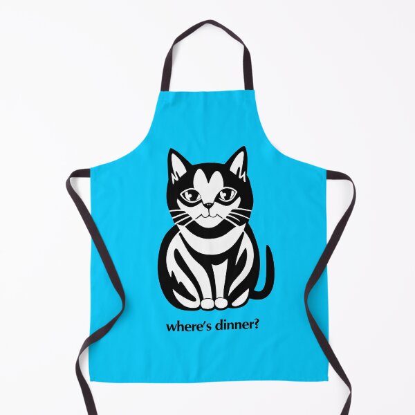 Item preview, Cat - where's dinner? designed and sold by ArtFactoryAI.
