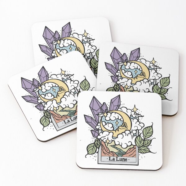Item preview, Tarot card La Lune designed and sold by ShanusAdele.