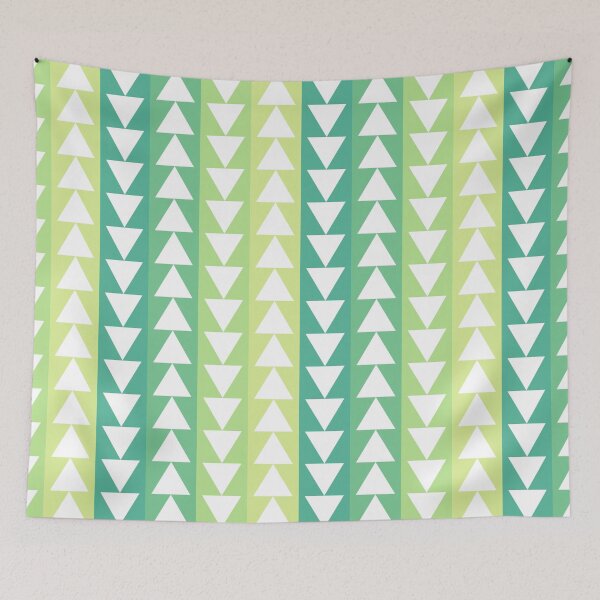 Item preview, TRIANGLES COLORS GREEN designed and sold by andreefp.