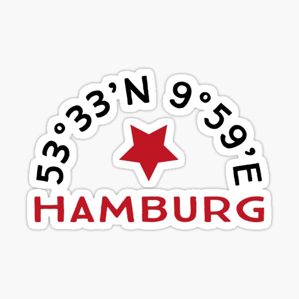 Hamburg Stickers for Sale