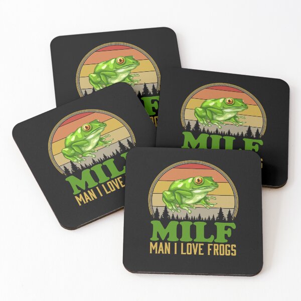 Item preview, Funny Retro MILF-Man I Love Frogs Funny Saying Frog-Amphibian Lovers designed and sold by BELASKRI STORE.