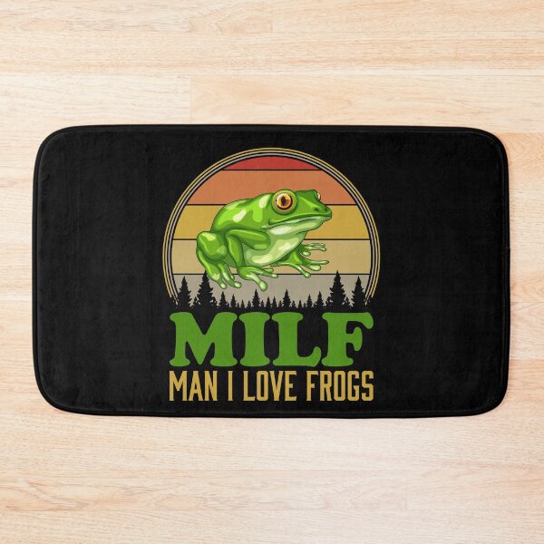 Item preview, Funny Retro MILF-Man I Love Frogs Funny Saying Frog-Amphibian Lovers designed and sold by BELASKRI STORE.