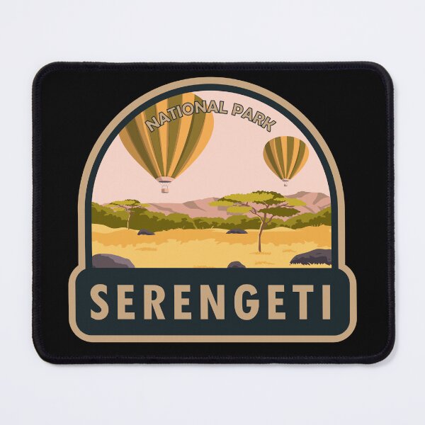Item preview, Serengeti National Park Tanzania Hot Air Balloon Safari designed and sold by KrisSidDesigns.