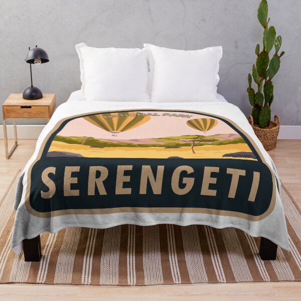 Item preview, Serengeti National Park Tanzania Hot Air Balloon Safari designed and sold by KrisSidDesigns.