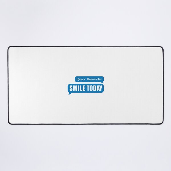 Item preview, Quick Reminder, Smile Today Blue Message. Love, Positivity, Life, Inspired, Extroverted, Quotes designed and sold by Salmaniix.
