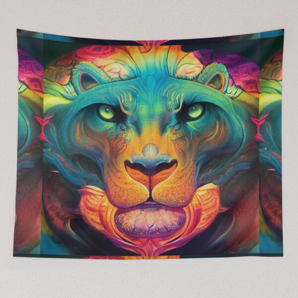 Item preview, Psychedelic Lioness designed and sold by rovtobuno.