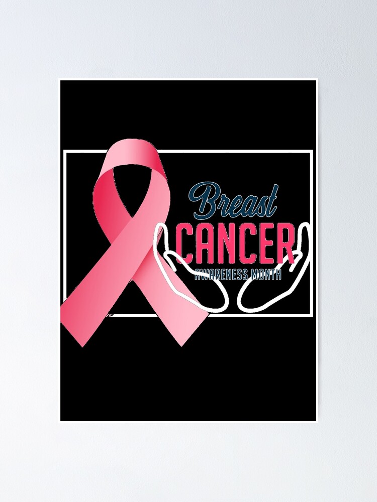 breast cancer awareness month  Poster for Sale by Zaa3iiiM