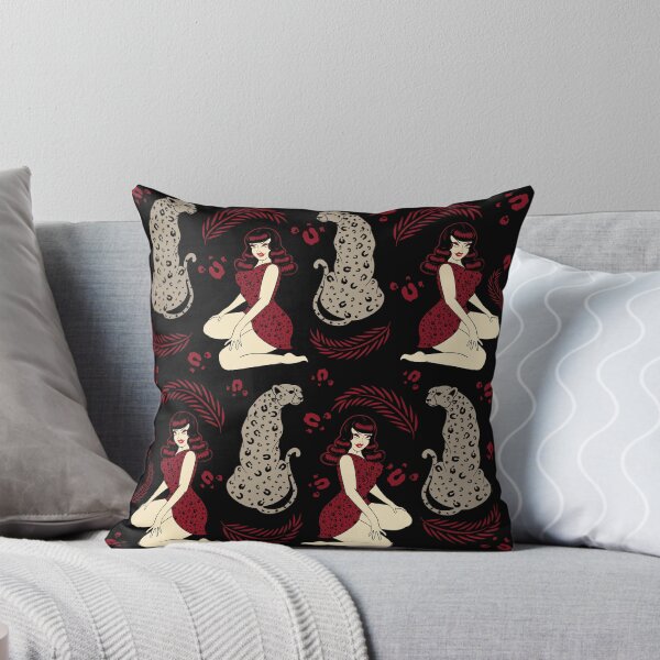 Item preview, BLACK Jungle Bettie-Red  designed and sold by Theartofvoncrow.