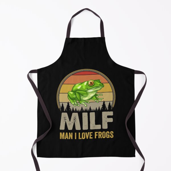 Item preview, Funny Retro MILF-Man I Love Frogs Funny Saying Frog-Amphibian Lovers designed and sold by BELASKRI STORE.