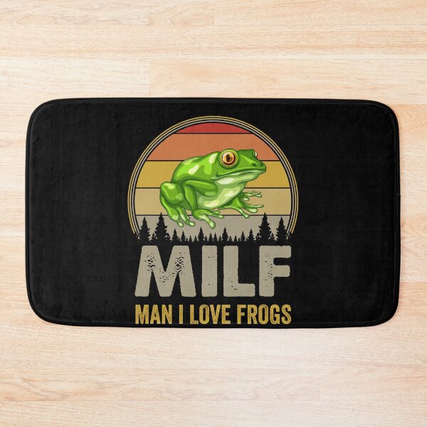 Item preview, Funny Retro MILF-Man I Love Frogs Funny Saying Frog-Amphibian Lovers designed and sold by BELASKRI STORE.