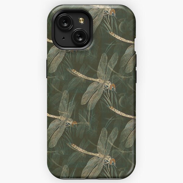 Item preview, Vintage Floral Pattern Green Dragonfly in Forest Victorian Artwork designed and sold by YounitedArt.