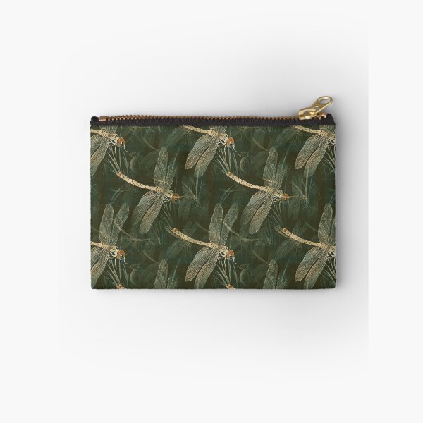 Item preview, Vintage Floral Pattern Green Dragonfly in Forest Victorian Artwork designed and sold by YounitedArt.