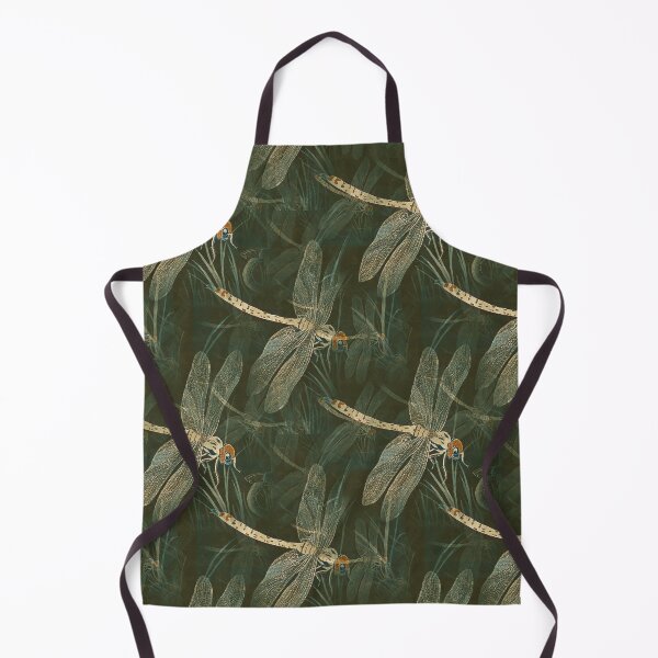 Item preview, Vintage Floral Pattern Green Dragonfly in Forest Victorian Artwork designed and sold by YounitedArt.