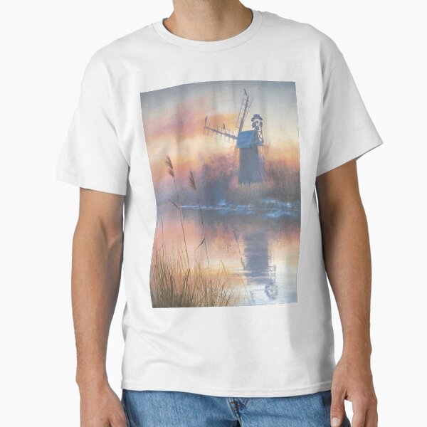 Winter Evening at Turf Fen Classic T-Shirt