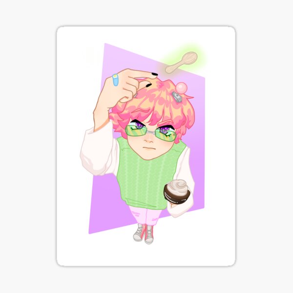 Saiki K And His Coffee Jelly Sticker For Sale By Beesnbattleaxes Redbubble 9725