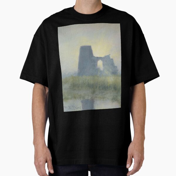 Sunrise at St Benets Abbey Oversized T-Shirt
