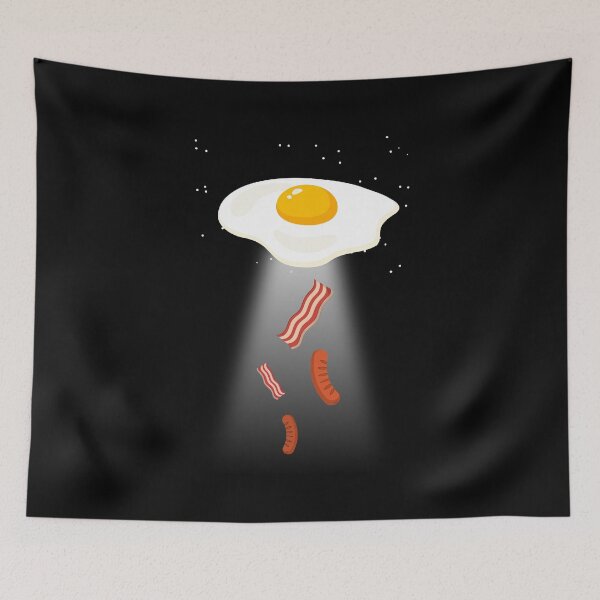 Item preview, Space Bacon and Eggs designed and sold by MyMerch4u.