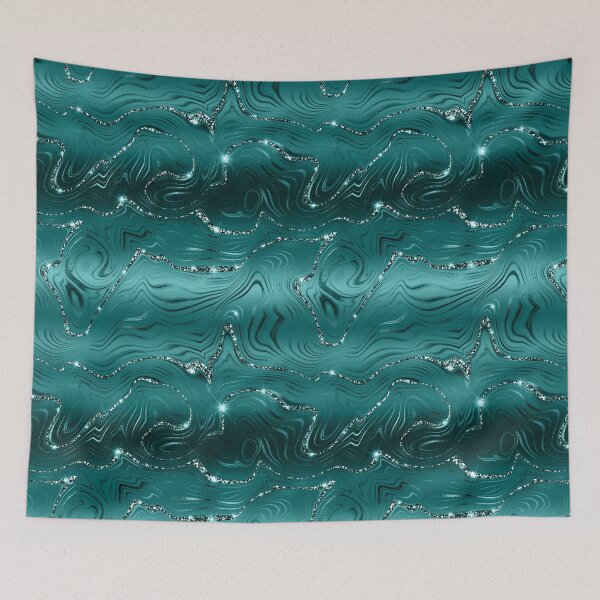 Item preview, Luxury Teal 9 designed and sold by TrendyGlitter.
