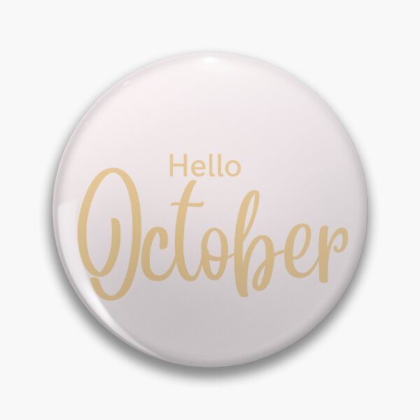 Item preview, Hello October! designed and sold by Mungooss.