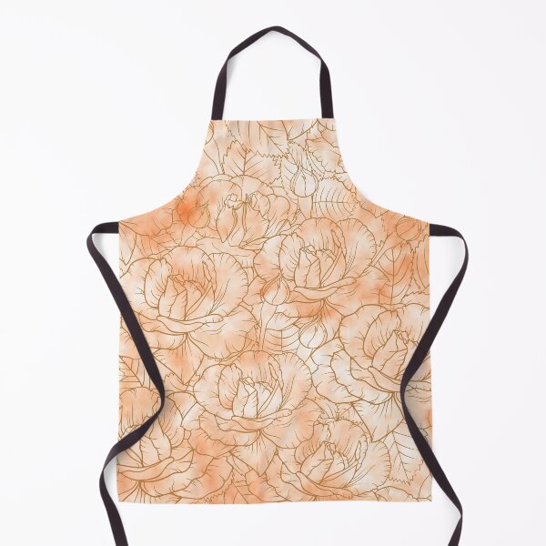 Item preview, Orange white all the ver floral pattern designed and sold by SoulthreadzStudio.