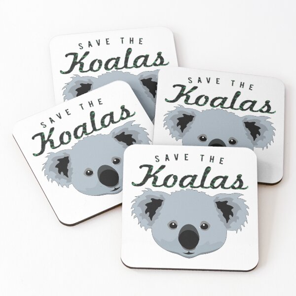 Item preview,  Save the koalas hats, save the koalas shirts, save the koalas phone cases, save the koalas dress, save the koalas backpack, save the koalas shirts for lovers koala  designed and sold by Poussyarts.