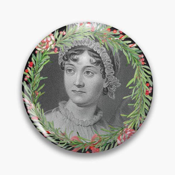 Item preview, Jane Austen Christmas Bauble designed and sold by CastlesClassics.