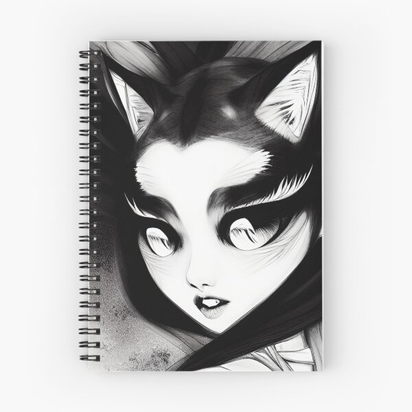 Item preview, Mysterious Cat Girl designed and sold by GreenStardust.
