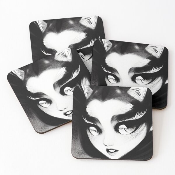 Item preview, Mysterious Cat Girl designed and sold by GreenStardust.
