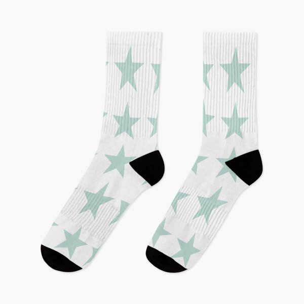 Item preview, Medium MINT GREEN and WHITE STARS  designed and sold by RachelMacht.