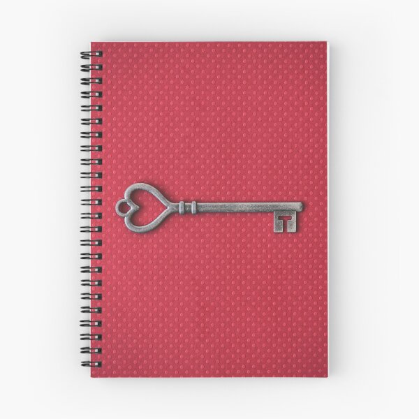 Item preview, Old Metal Heart Shaped Key On Red Background designed and sold by seanlockephoto.
