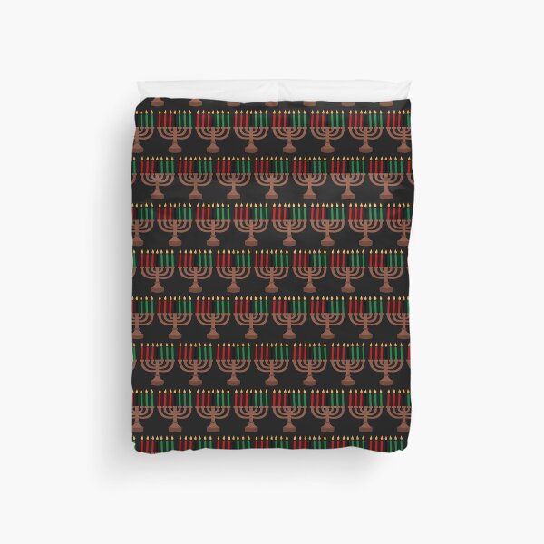 Item preview, Happy Kwanzaa print with kinaras designed and sold by pidzam4e.