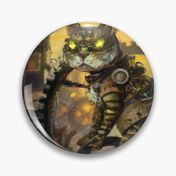Item preview, Percy the Cat, powering the machine (Fantasy) designed and sold by thecatandkettle.