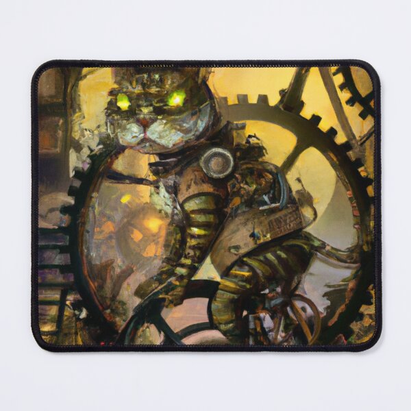 Item preview, Percy the Cat, powering the machine (Fantasy) designed and sold by thecatandkettle.