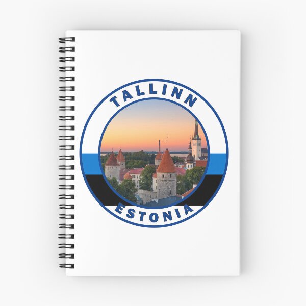 Item preview, Tallinn Estonia Retro Badge designed and sold by KrisSidDesigns.