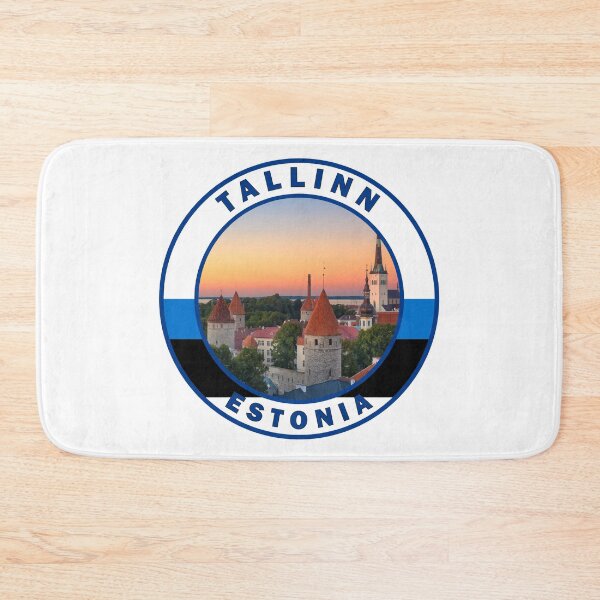 Item preview, Tallinn Estonia Retro Badge designed and sold by KrisSidDesigns.