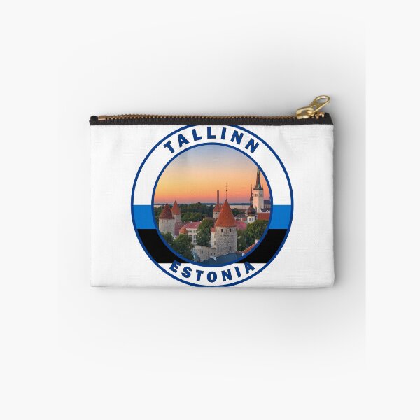 Item preview, Tallinn Estonia Retro Badge designed and sold by KrisSidDesigns.