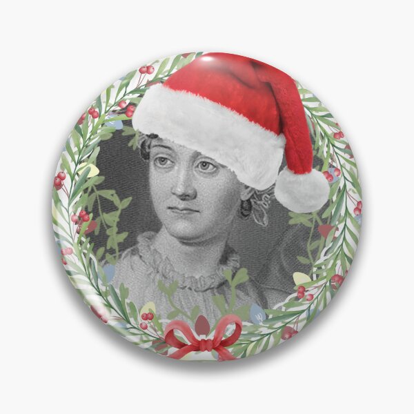 Item preview, Jane Austen Christmas Wreath designed and sold by CastlesClassics.