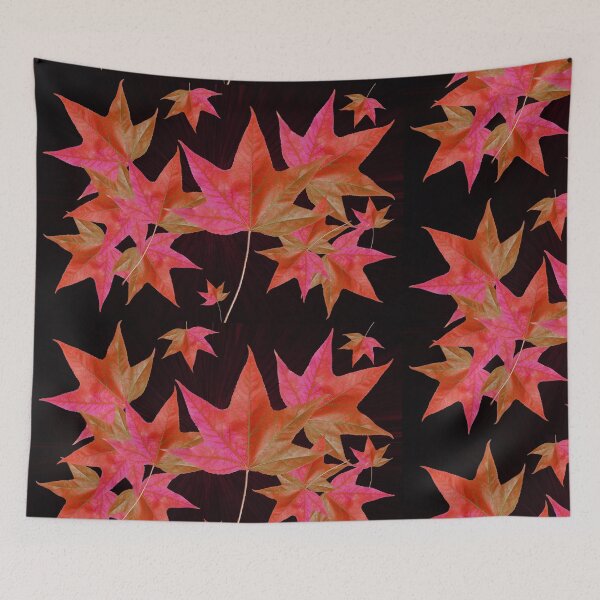 Item preview, Halloween is coming - Autumn Leaf Background of Red Color designed and sold by LivingWild.