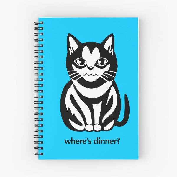 Item preview, Cat - where's dinner? designed and sold by ArtFactoryAI.