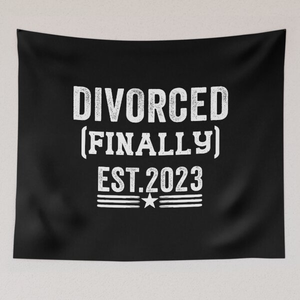 Item preview, Funny Divorce Party : Finally Divorced Est 2023 designed and sold by AMINE  ★★★★★.