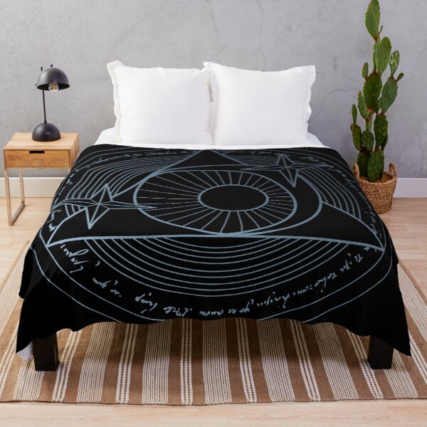 Item preview,  Moon and Stars Blue Line Magic Circle  designed and sold by Saanis.