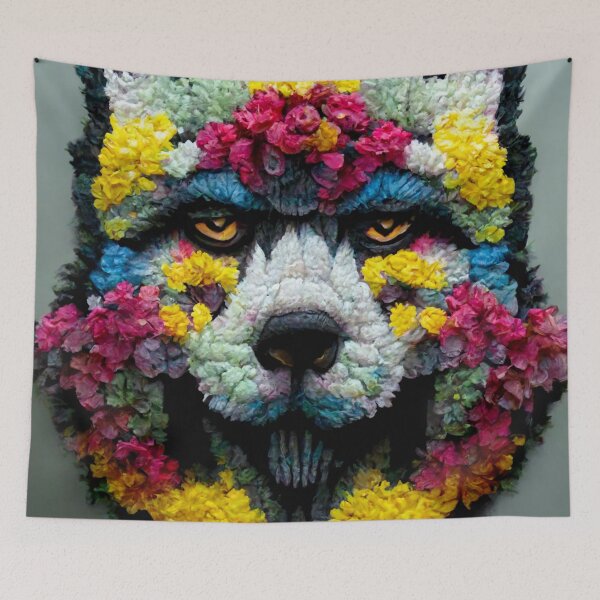 Item preview, Flower Wolf - 5 designed and sold by MrVPhotography.