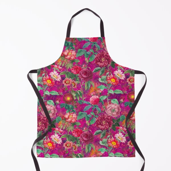 Item preview, Stylish Vintage floral pattern heaven, plants pattern, botanical illustration, vintage magenta pink floral designed and sold by ZeinabTaha.