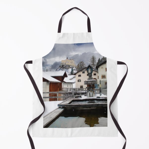 Item preview, Switzerland Engadine Tarsp Castle and Square designed and sold by nbrandsberg.