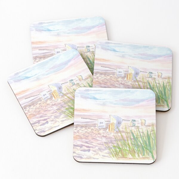 Item preview, Baltic Sea Beach Chairs and Sunset Romance designed and sold by artshop77.