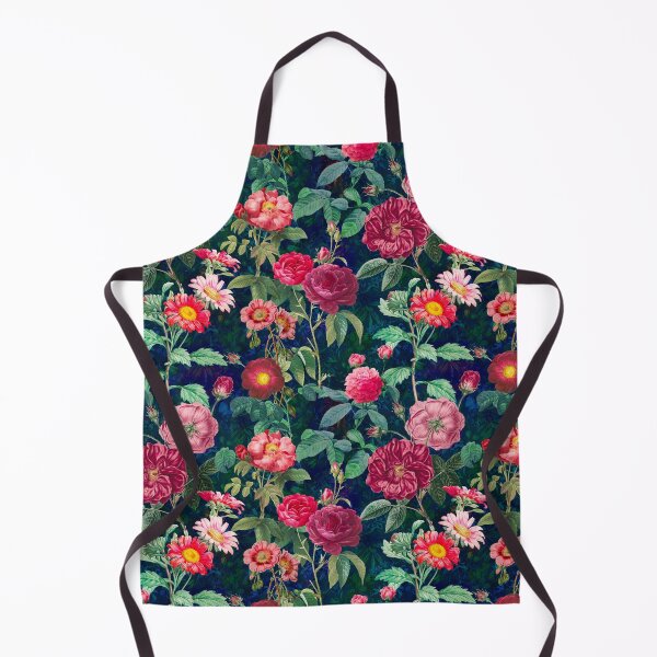 Artikelvorschau, Stilvolle Vintage Blumenmuster Himmel, Pflanzen Muster, botanische Illustration, Vintage dunkelblau floral entworfen und verkauft von ZeinabTaha.