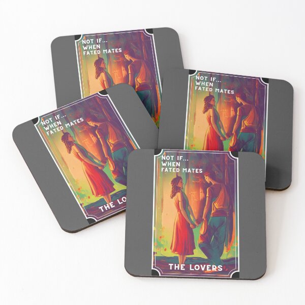 Item preview, Not If. When. Fated Mates, The Lovers Tarot Card designed and sold by novel-witch.