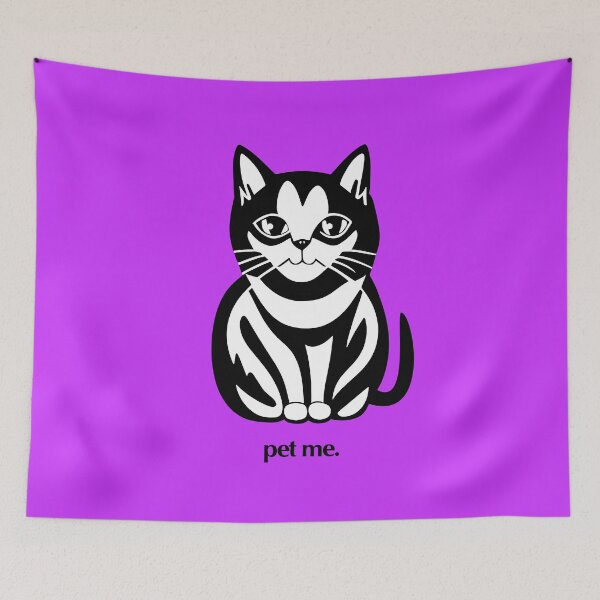Item preview, Cat - pet me designed and sold by ArtFactoryAI.
