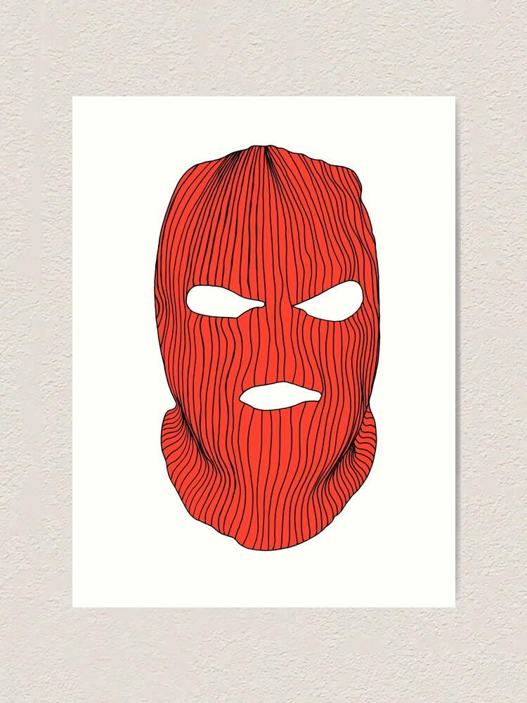 Ski Mask Drawing - However, i did not have one. 